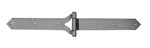 1040 Disc-Bearing Center Strap Hinge – 15″ Long  – 3/4″ offset  – Powder Coat