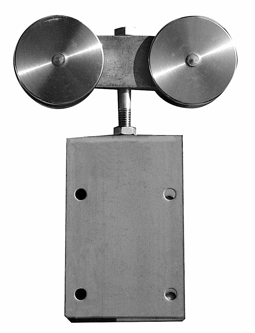 Stainless Steel Hanger Assembly  (with aprons) – ball-bearings  (pair)