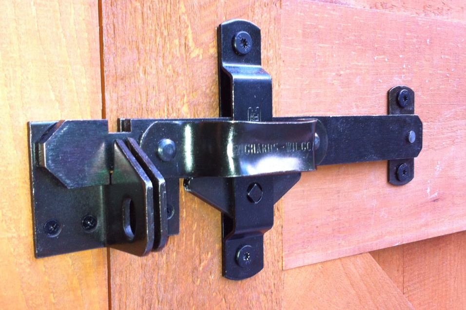 Securing Your Barn Door Lock Rw Hardware, How To Lock A Sliding Barn Door For Bathroom