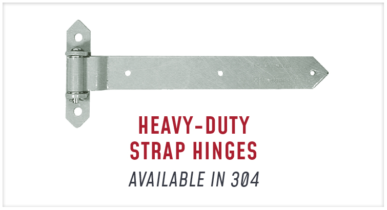 stainless steel strap hinge